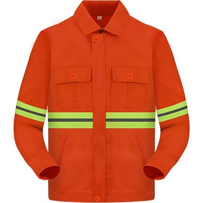 Long-sleeved suit-polyester cotton thick twill