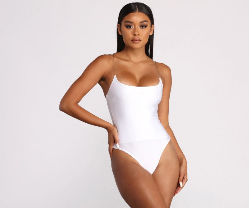 TableClothsUs Clearly On Trend Knit Bodysuit