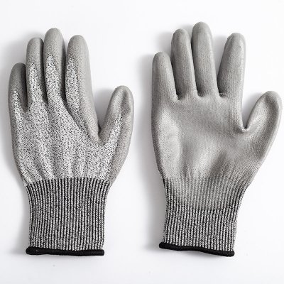 HPPE PU-Coated Cut-Resistant Gloves