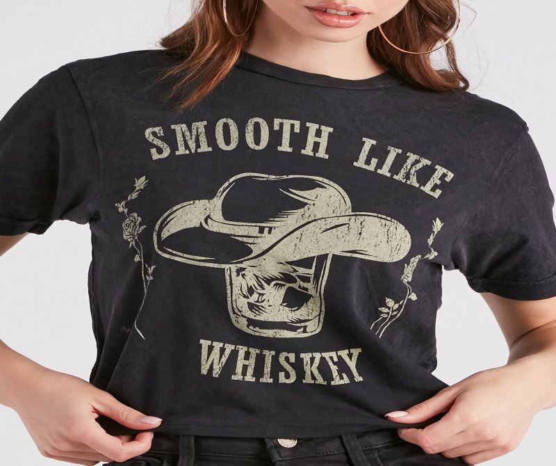 TableClothsUs You're Smooth Like Whiskey Graphic Tee