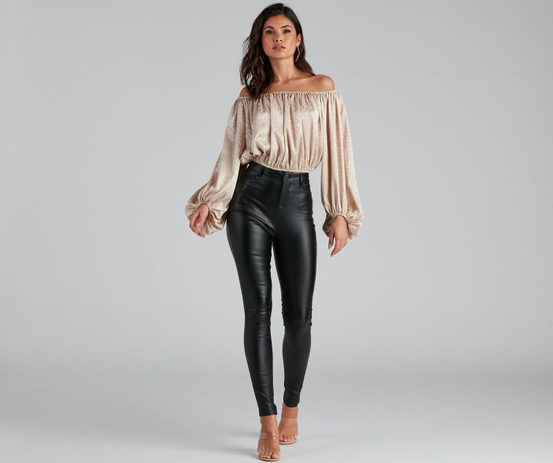 TableClothsUs On The Prowl Satin Leopard Blouse