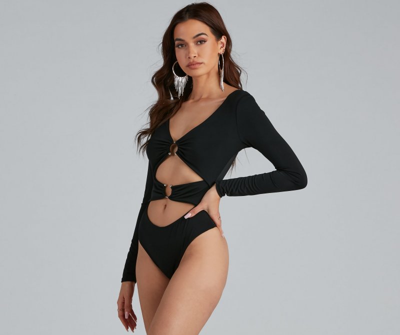 TableClothsUs The One Double O-Ring Bodysuit