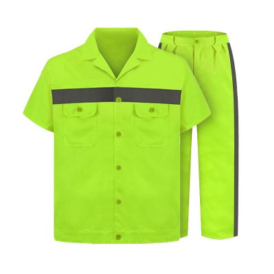 Short-Sleeved Suit - Uniform Fabric