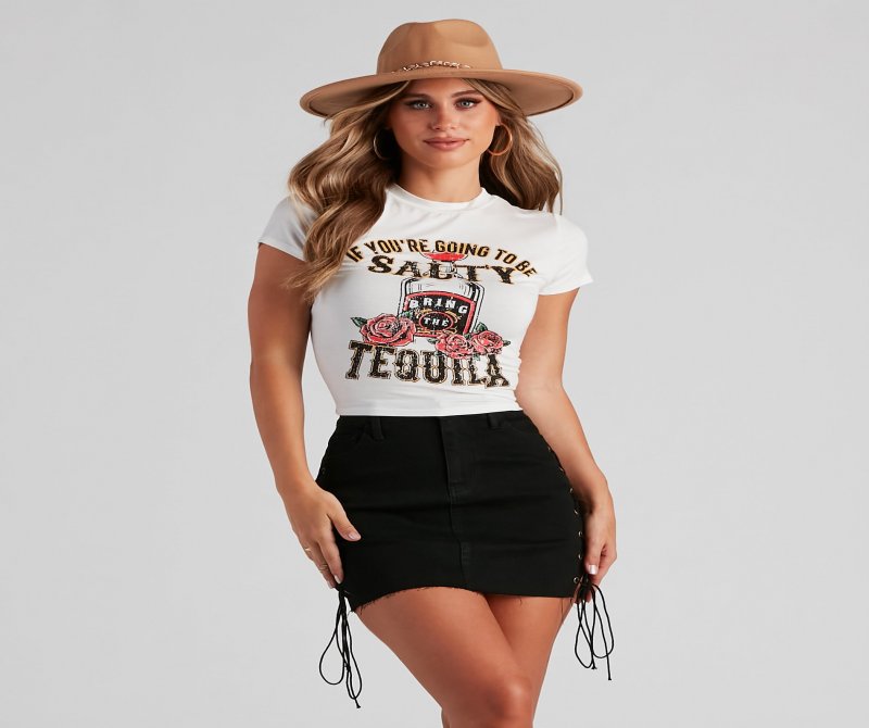 TableClothsUs Bring The Tequila Graphic Tee