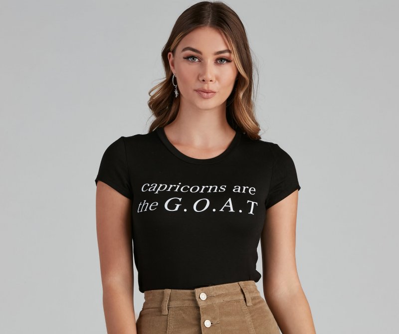 TableClothsUs Capricorns Are The Goat Graphic Tee