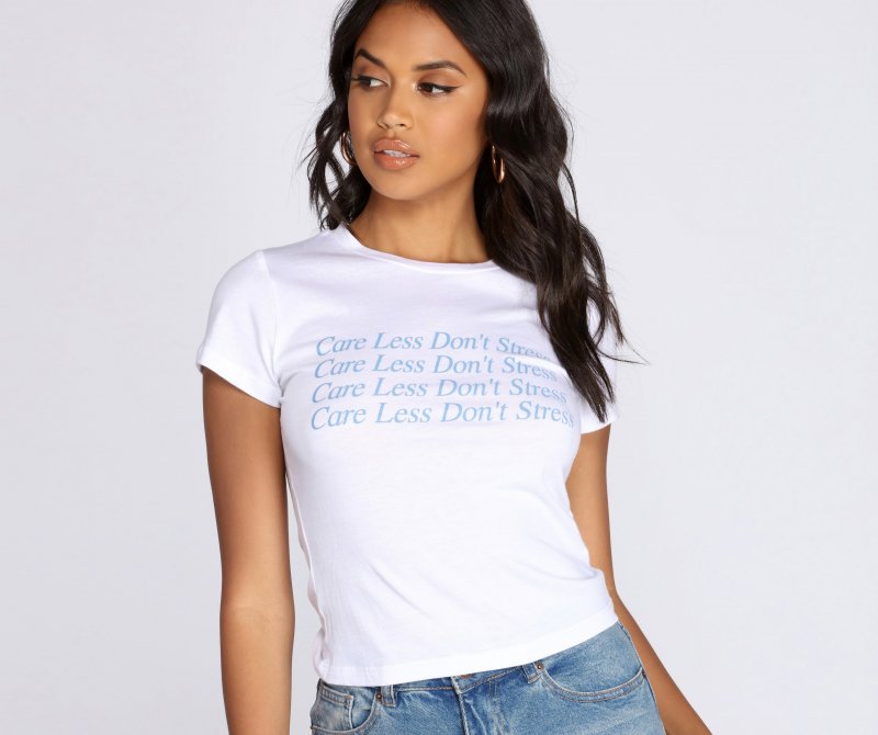 TableClothsUs Don't Care Graphic Tee